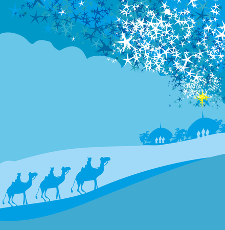 Birth of Jesus in Bethlehemのイラスト素材