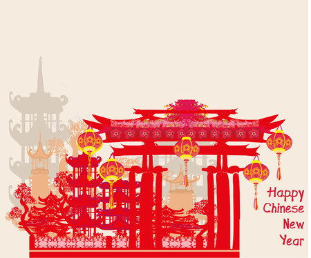 Mid-Autumn Festival for Chinese New Yearのイラスト素材