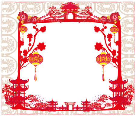 Mid-Autumn Festival for Chinese New Yearのイラスト素材