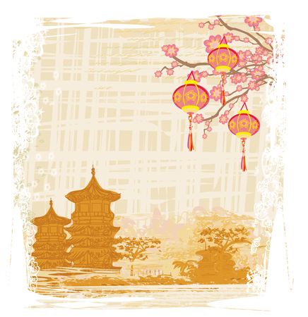 Mid-Autumn Festival for Chinese New Yearのイラスト素材