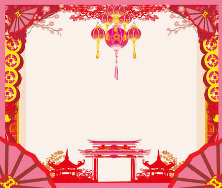 Mid-Autumn Festival for Chinese New Yearのイラスト素材