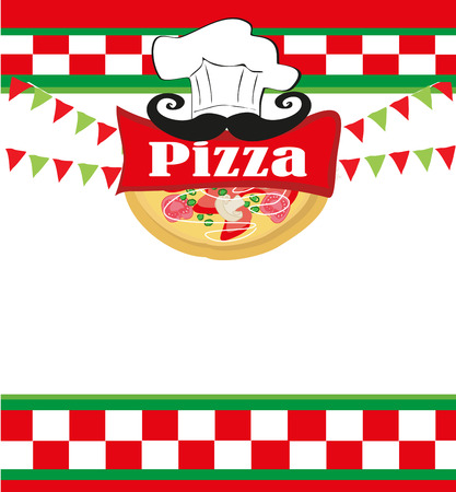 Pizza Menu Templateのイラスト素材