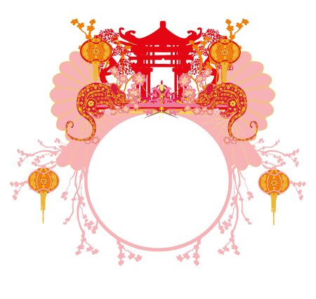 Happy chinese new year 2020 - Year of the ratのイラスト素材