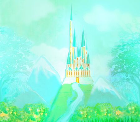 Magic FairyTale Princess Castleの写真素材