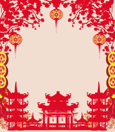 Mid-Autumn Festival for Chinese New Yearのイラスト素材