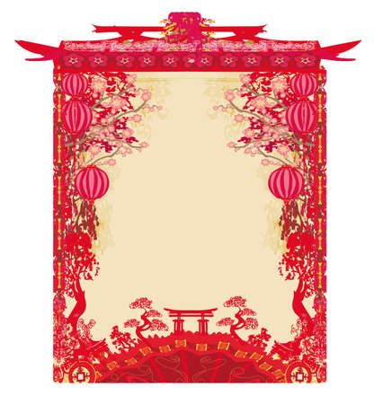Mid-Autumn Festival for Chinese New Year cardの写真素材