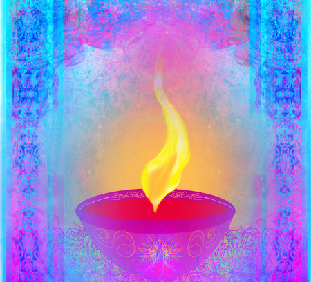 diwali celebration - abstract decorative cardの写真素材