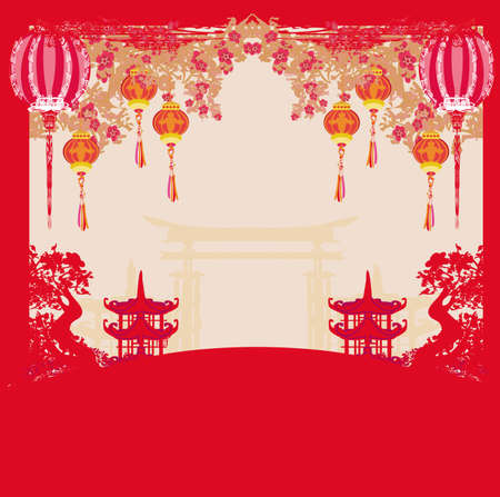 Mid-Autumn Festival for Chinese New Yearのイラスト素材