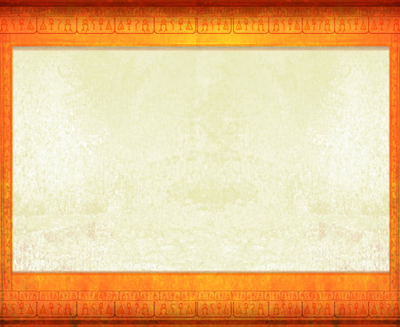 grunge hieroglyphs background - african traditional patternsの写真素材