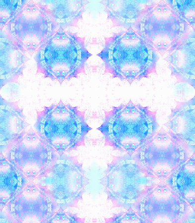 India Seamless Pattern. raster graphics in hindi style.