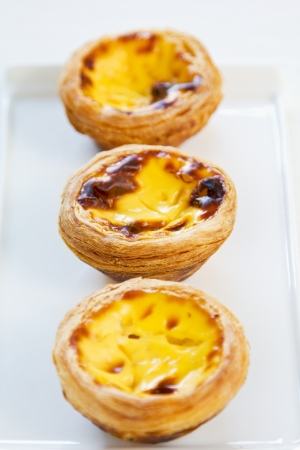 Portuguese egg custard pastry