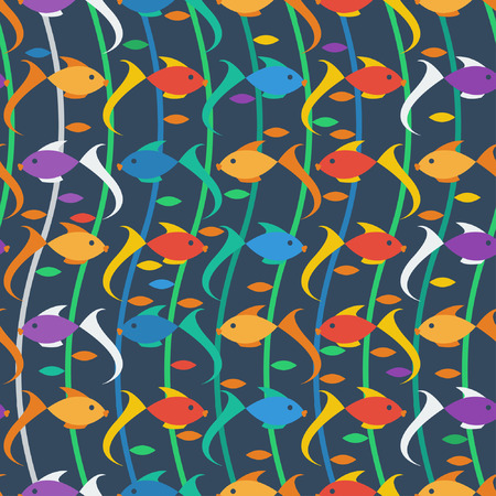 fish patternのイラスト素材