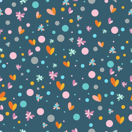flowers patternのイラスト素材