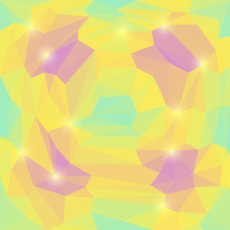 Abstract vector geometric background with glaring lightsのイラスト素材