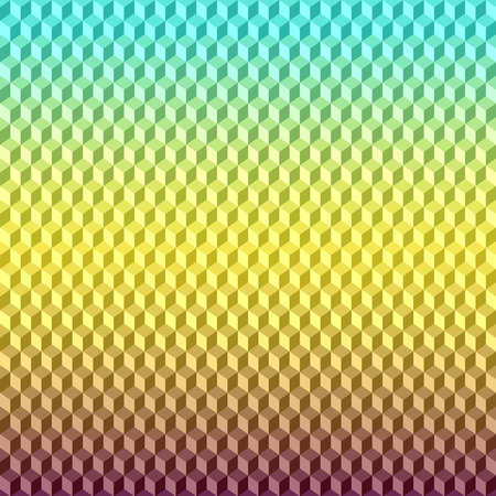 Abstract vector 3D cubes geometric backgroundのイラスト素材