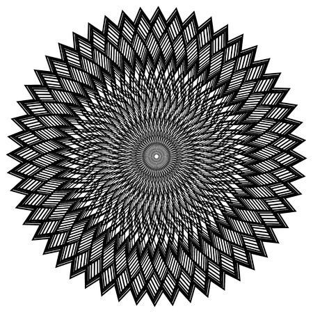 Abstract geometric black colored lines backgroundのイラスト素材