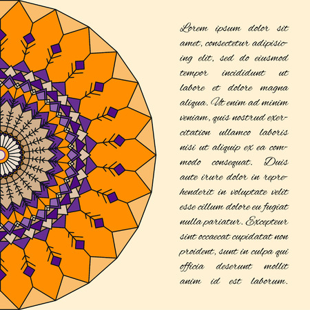 ornamental handmade abstract artwork pattern background for use in design as template for card, invitation, page, book, poster,datebook, diary, brochures, notebook, pocketbook, album, sketch bookのイラスト素材