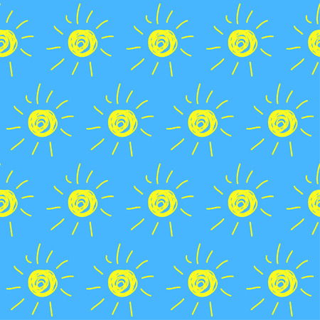 Hand drawn doodle funny shapes childish set. Abstract geometric handmade bright collection for use in designのイラスト素材