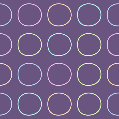 Doodle seamless pattern background. Hand drawn elementsのイラスト素材