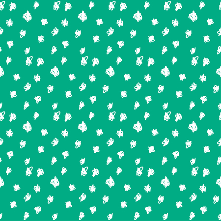 Doodle seamless pattern background.のイラスト素材