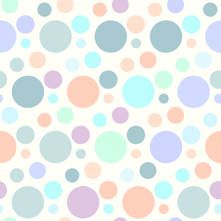 Circle abstract seamless pattern bacground.のイラスト素材