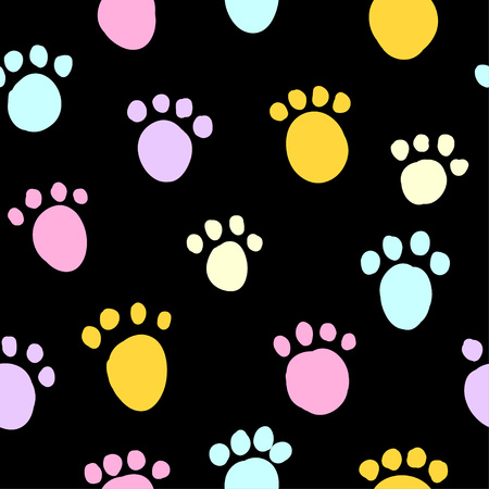 Abstract pastel colored seamless pattern. Modern swatch paint for birthday card, kids party invitation, wallpaper, holiday wrapping paper, shop sale poster, bag print, t shirt, workshop advertising.のイラスト素材