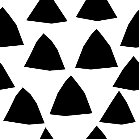 Handmade contrast seamless pattern.のイラスト素材