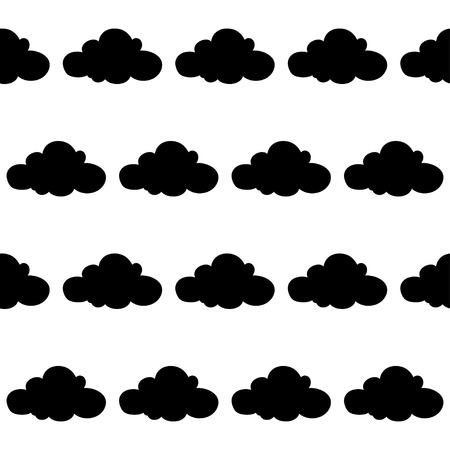 Doodle clouds seamless pattern background. Abstract clouds swatch  for card, invitation, poster, textile, bag print, modern workshop advertising, t shirt etc.のイラスト素材