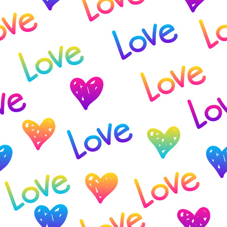 Abstract rainbow seamless pattern background. Modern swatch paint for birthday card, party invitation, sale wallpaper, holiday wrapping paper, fabric, bag print, t shirt, workshop advertisingのイラスト素材