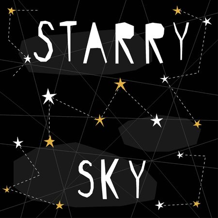 Funny graphic card template.のイラスト素材