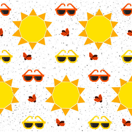 Summer time fun, party, rest, vacation theme for design card, invitation, bag pattern, textile...