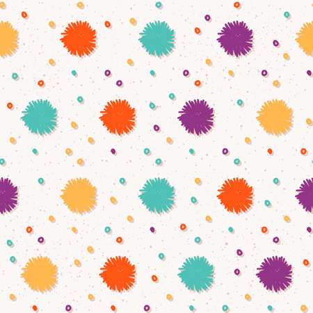 Abstract seamless pattern background. Handmade doodle seamless pattern for design card, invitation, t shirt, book, banner, poster, scrapbook, album, textile fabric, garment, bag print etc.のイラスト素材