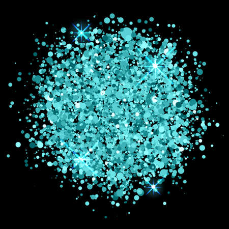 Motley blue sprayed circle abstract pattern background. Festive decor for design christmas card, modern pop party invitation, t shirt, new year poster, wedding flyer, bridal album, scrapbook etc.のイラスト素材