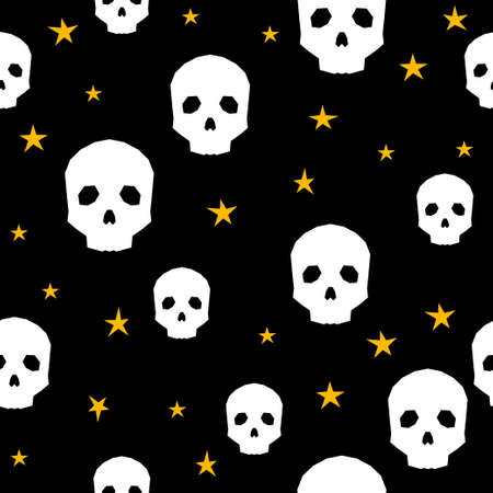 Halloween owl card background. Abstract halloween purple owl isolated on orange cover.のイラスト素材