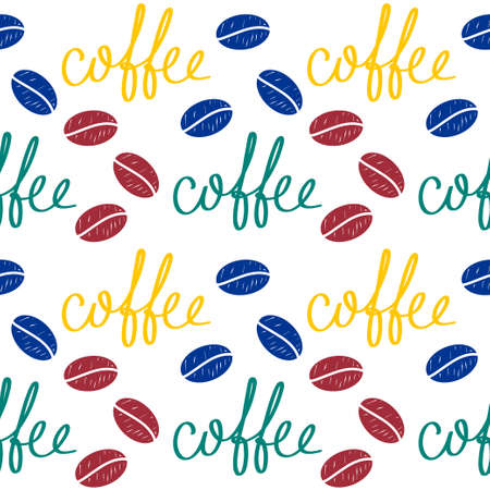 Childish wallpaper seamless pattern background. Abstract swatch for design kids badroom wall, nappy, birthday card, textile etc.のイラスト素材