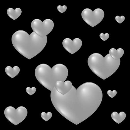 Gradient colored heart background. Abstract heart for design valentine's day card, wedding invitation, birthday party, romantic shop sale etc.の写真素材
