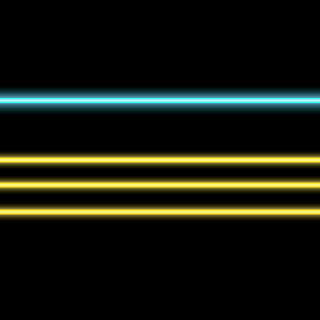 Fluorescent lines. Abstract glow line for design card, scientific conference invitation, school education wallpaper, t shirt, bag print, modern workshop advertising, shop sale poster etc.のイラスト素材