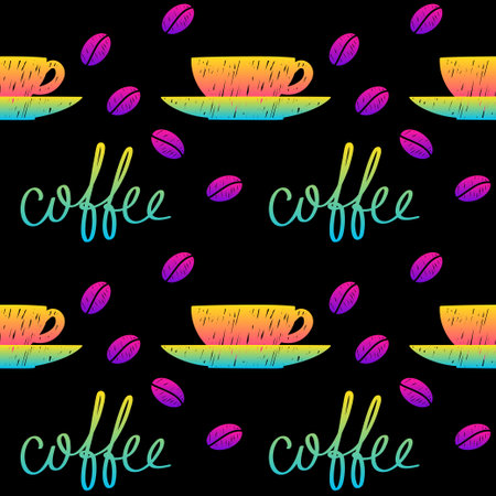 Abstract rainbow seamless pattern background. Modern swatch paint for birthday card, party invitation, sale wallpaper, holiday wrapping paper, fabric, bag print, t shirt, workshop advertisingのイラスト素材