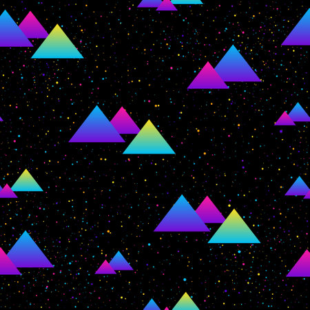 Abstract rainbow seamless pattern background. Modern swatch paint for birthday card, party invitation, sale wallpaper, holiday wrapping paper, fabric, bag print, t shirt, workshop advertisingのイラスト素材