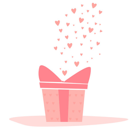 Valentine day card. Romantic valentine's day party invitation template.のイラスト素材