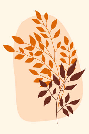 Tropical rainforest jungle exotic leaf pattern backgroundのイラスト素材