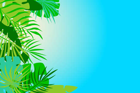 summer time poster templateのイラスト素材