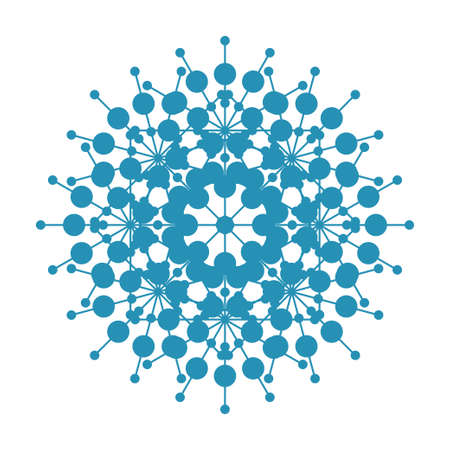 Mandala Lace Talisman Symbol Arabesque Oriental Icon Pattern Background. Abstract mandala Template. Round Line Silhouette Mandala Ornament.のイラスト素材