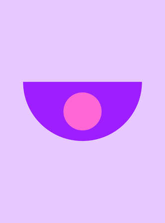 Boho Abstract Minimalist Poster. Graphic Boho Card Poster Wallpaper Decoration Design. Modern Party Invitation Template.のイラスト素材