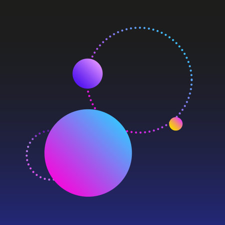 Abstract background with circles and dots. vector illustration. Eps 10.のイラスト素材