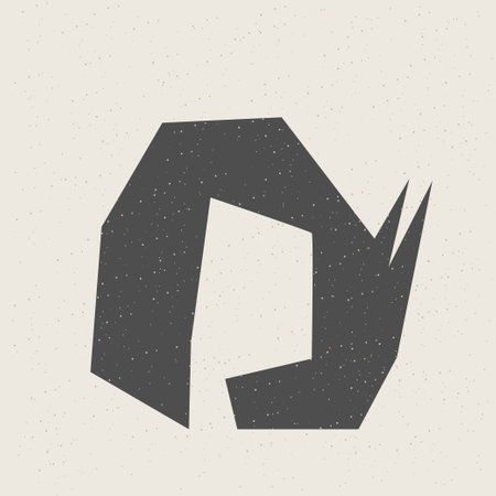 Abstract Application Shape Form Symbol Minimalist Poster Print Templateのイラスト素材