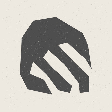 Abstract Application Shape Form Symbol Minimalist Poster Print Templateのイラスト素材