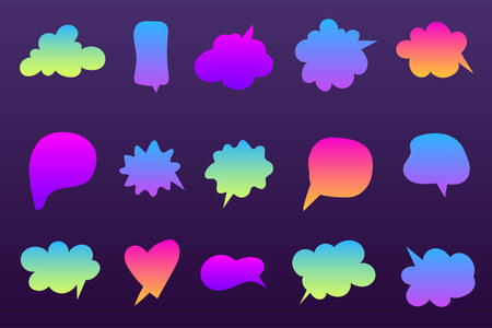 Icon Abstract Minimalist Bright Colorful Elements Graphic Clipart Collection for Designのイラスト素材