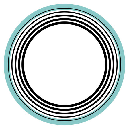 Round Circle Graphic Geometric Shape Form Symbol Logo Icon Templateのイラスト素材