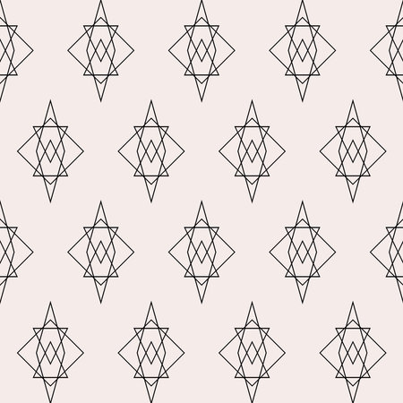 Seamless Graphic Monochrome Vintage Fabric Textile Wallpaper Wrapping Paper Template Pattern Background Design Decoration Artwork Printのイラスト素材